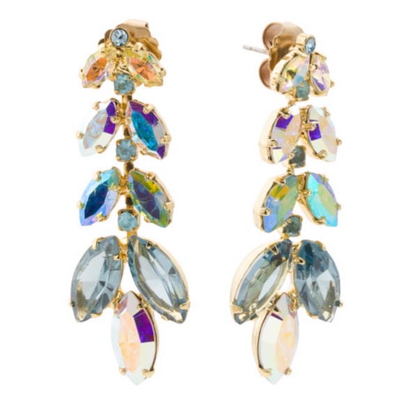 Sorrelli Repeating Navette Dangle Crystal Earrings NWT - Picture 15 of 15